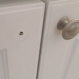Missing knobs and broken drawers