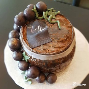 Sweet Cheats - Funfetti custom wine barrel cake - Desserts Near Me - Atlanta, Georgia Sweet Cheats - Funfetti custom wine barrel cake - Desserts Near Me - Atlanta, Georgia