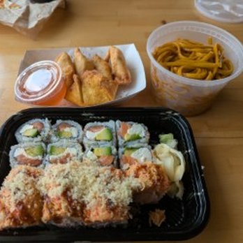 Bento Asian Kitchen + Sushi - Crab Rangoon, Side of Noodle, Philadelpha, Volcano Roll (Crab delight with spicy crab on top and crunch! 5 stars) July 2026 - Japanese Near Me - Louisville, Kentucky