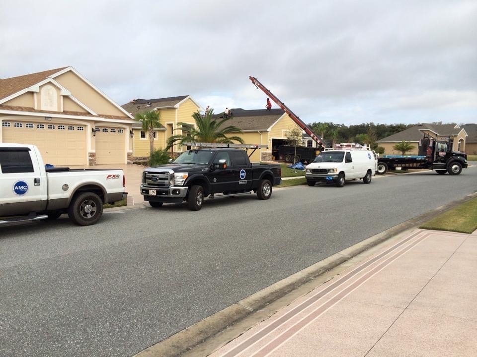 Slide of AMC Roofing