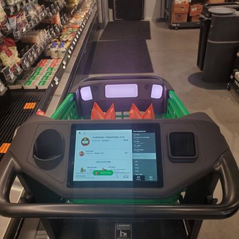 Amazon Fresh - Dash cart with shopping list - Grocery Near Me - Los Angeles, California