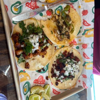 Maria Bonita Cantina - Cactus top right, clockwise chorizo, al pastor - Mexican Near Me - Williamsburg, Virginia