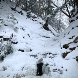 Eternal Flame Falls - Flame from distance.