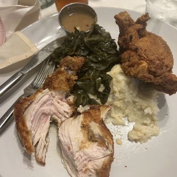 Georgia Brown's - Fried chicken mashed potatoes gravy Collard Greens - Southern Near Me - Washington, DC, District of Columbia