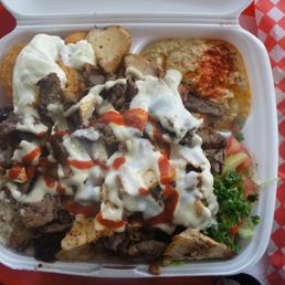 Mix Platter Chicken and Beef Donair #10
