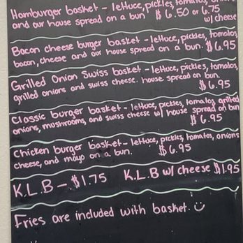 Winston Diner & Drive-thru - Little Lewie Basket Menu: Burgers are small/flat like McDonald's size, but instead made of real ground beef and has fresh ingredients. - American Near Me - Winston, Oregon