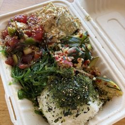 Regular poke bowl: Shoyu Poke & California Roll Poke Regular poke bowl: Shoyu Poke & California Roll Poke
