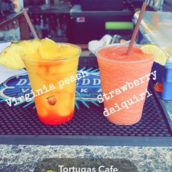 Tortugas Cafe and Tiki Bar - Two signature cocktails
