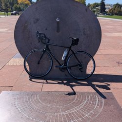 Cranmer Park - Summer sundial with bike