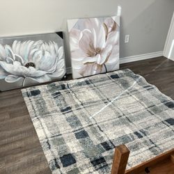Big Lots - Area Rug and Wall Art