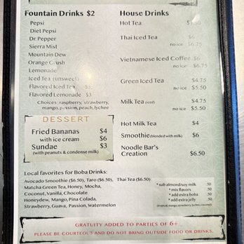 Noodle Bar - Menu - Vietnamese Near Me - Marina, California Noodle Bar - Menu - Vietnamese Near Me - Marina, California