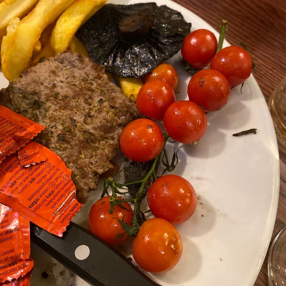 Steak. Steak.