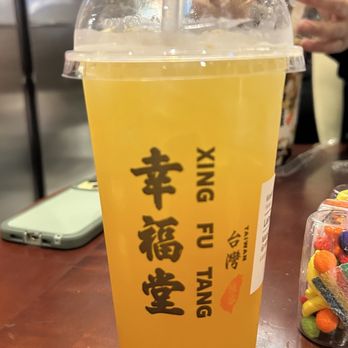 Xing Fu Tang - Mango Passion fruit green tea - Bubble Tea Near Me - New York, New York Xing Fu Tang - Mango Passion fruit green tea - Bubble Tea Near Me - New York, New York