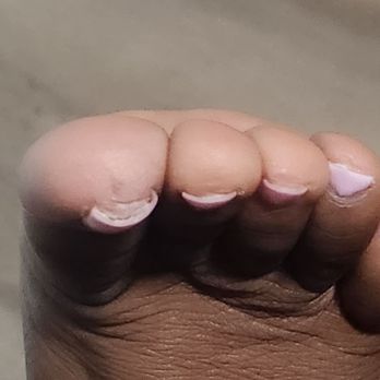 Diva Nailz - Finished product-Toe jam leftovers - Nail Salons Near Me - Greensboro, North Carolina