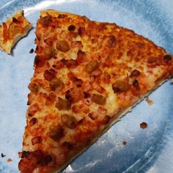 Stratford Pizza Corner - Bacon,sausage and ham slice from a 14" pizza
