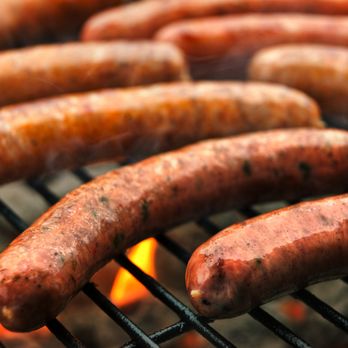 Hofmann Sausage Company - Hofmann sausages on the grill, perfect for a cookout or tailgate. - Hot Dogs Near Me - Syracuse, New York Hofmann Sausage Company - Hofmann sausages on the grill, perfect for a cookout or tailgate. - Hot Dogs Near Me - Syracuse, New York