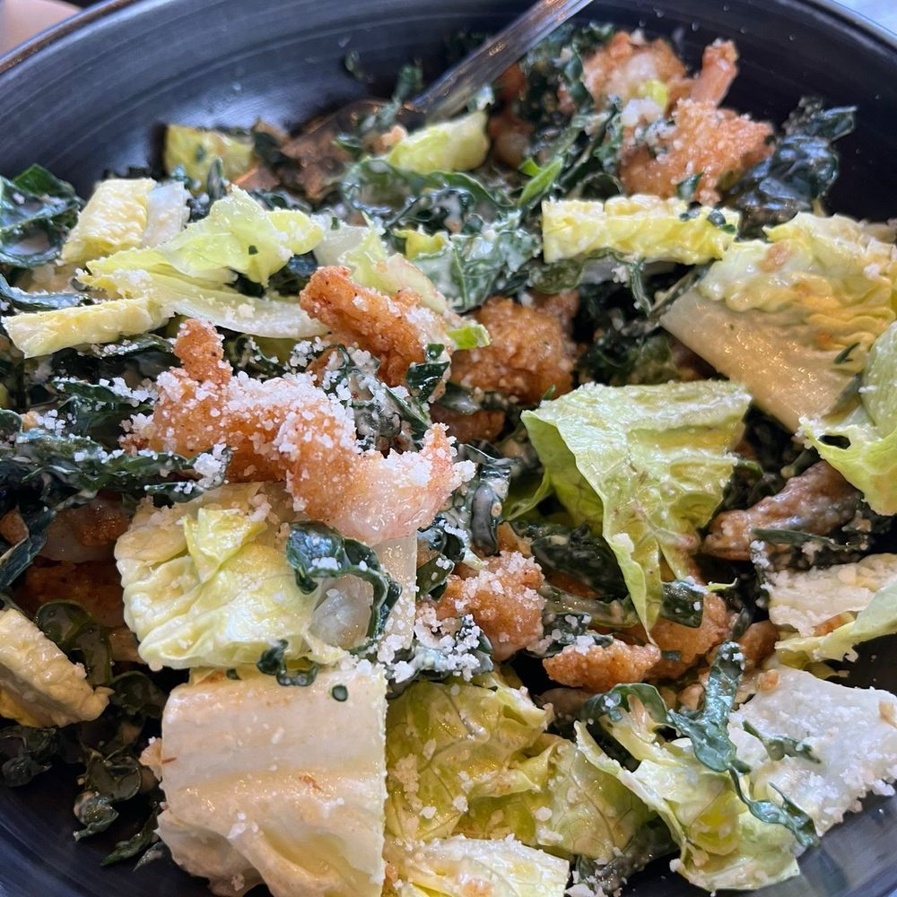 Culinary Dropout - Crispy Shrimp Caesar - New American Near Me - Austin, Texas