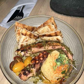 Social Inn - Grilled Octopus - Cocktail Bars Near Me - Glenview, Illinois