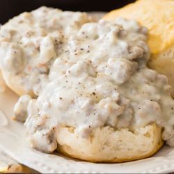 The Original Typsy Gypsy - Biscuit and Sausage Gravy