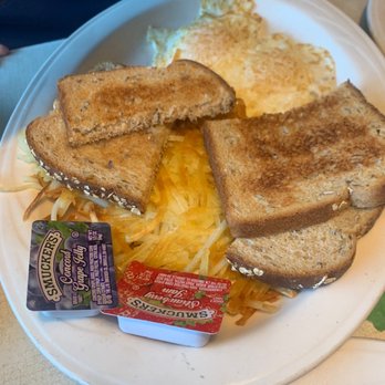 Little Cottage Cafe - 2 Eggs, Hash Browns and Toast Breakfast - American Near Me - Bismarck, North Dakota Little Cottage Cafe - 2 Eggs, Hash Browns and Toast Breakfast - American Near Me - Bismarck, North Dakota