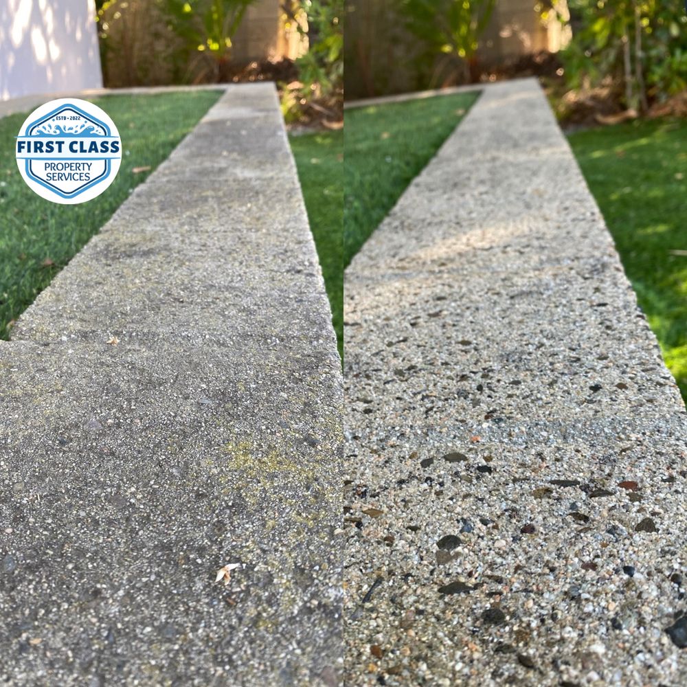 Slide of First Class Roof Cleaning