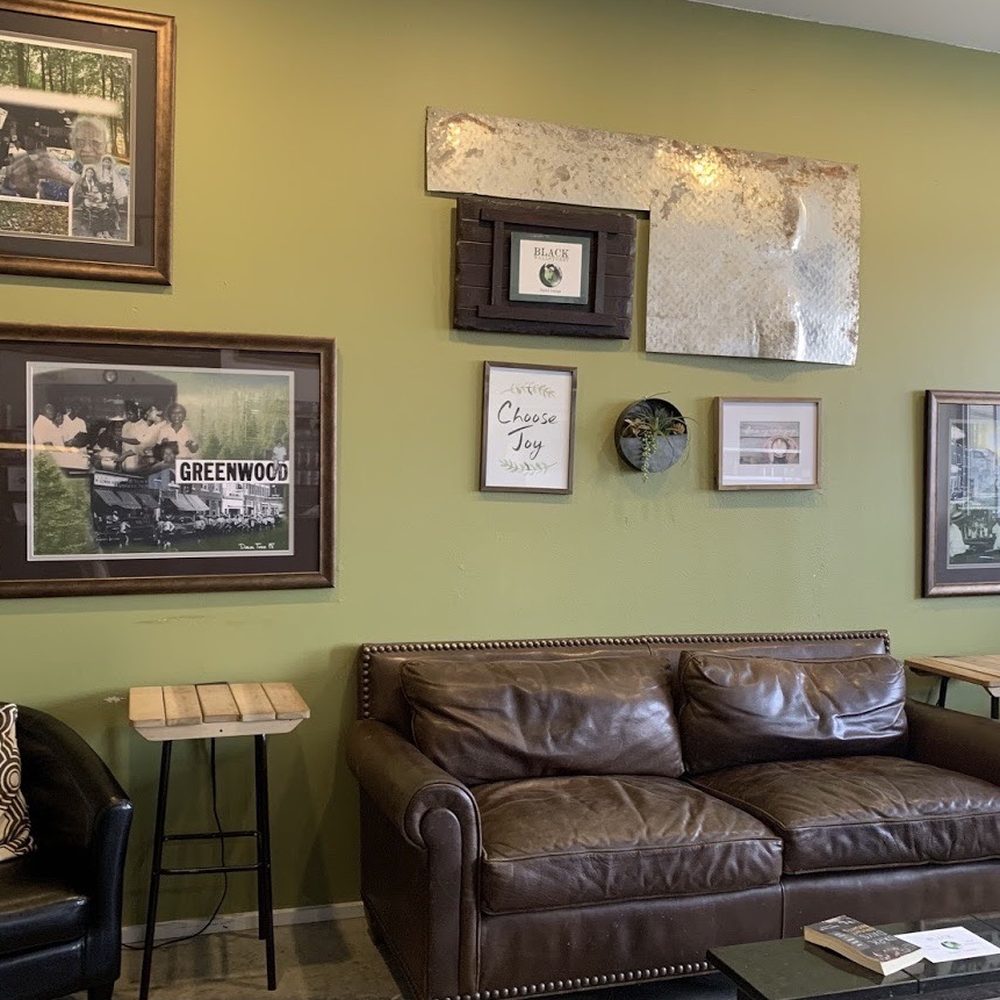 Black Wall Street Liquid Lounge - Chill area inside the cafe - Coffee & Tea Near Me - Tulsa, Oklahoma Black Wall Street Liquid Lounge - Chill area inside the cafe - Coffee & Tea Near Me - Tulsa, Oklahoma