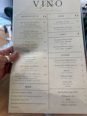 Menu photo 2 VINO Wine Bar Prescott, AZ Menu photo 2 VINO Wine Bar Prescott, AZ