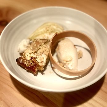 Seabird - Pear crumble desert - Seafood Near Me - Bainbridge Island, Washington