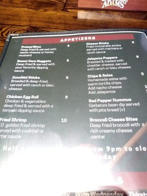 Menu photo 2 Perfect Rack Billiards Jacksonville, FL