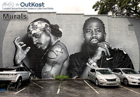 Outkast Mural by null