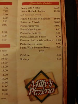 Menu photo 2 Milly's Pizzeria Brooklyn, NY Menu photo 2 Milly's Pizzeria Brooklyn, NY