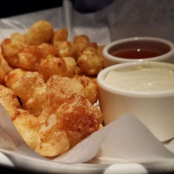 Yard House - Cheese curds (horseradish sauce & spicy honey sauce for dipping) - New American Near Me - Indianapolis, Indiana Yard House - Cheese curds (horseradish sauce & spicy honey sauce for dipping) - New American Near Me - Indianapolis, Indiana