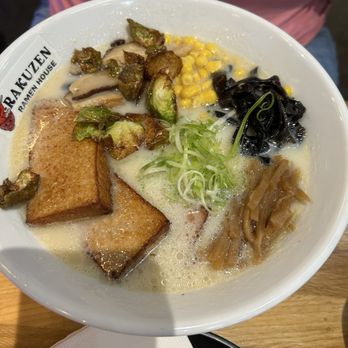 Rakuzen Ramen House - Veggie Ramen with corn based soup base - Ramen Near Me - Camas, Washington Rakuzen Ramen House - Veggie Ramen with corn based soup base - Ramen Near Me - Camas, Washington