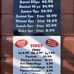 Mr Chicken - Chicken menu