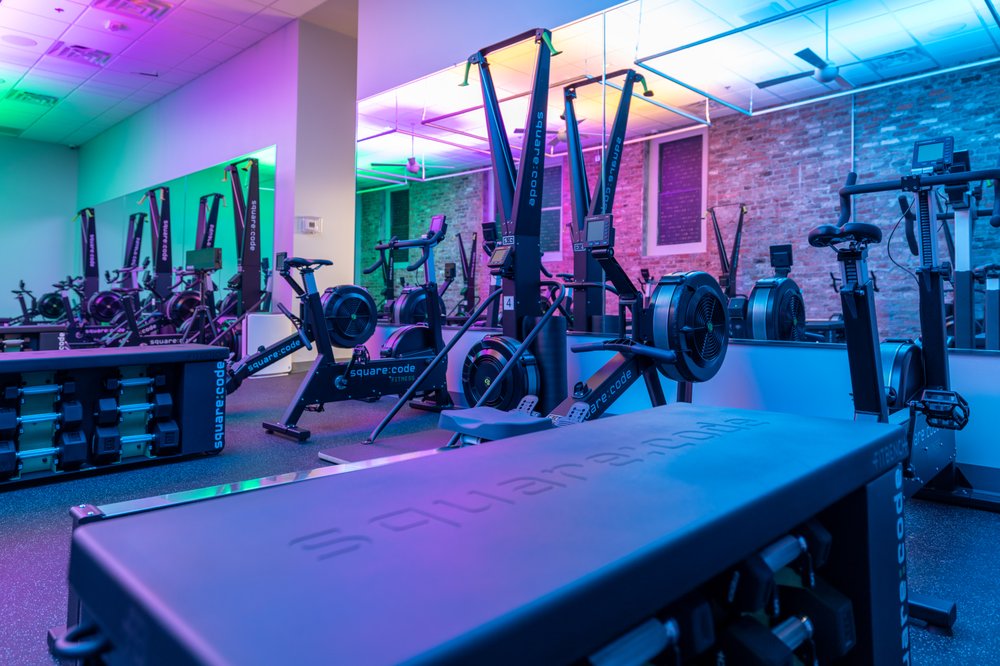 Square Code Fitness Logo