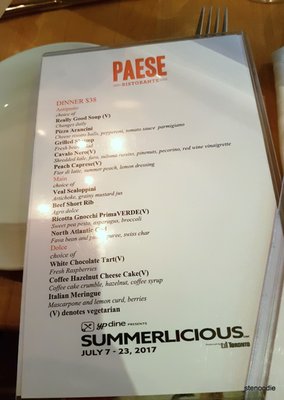 Menu photo 4 Paese Toronto, ON