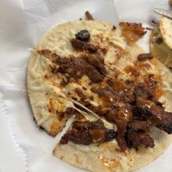 Taco's El Norte - Steak quesadilla pretty light on the meat