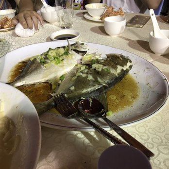 新德記漁村海鮮酒家 - Steamed fish (not sure what kind, I'm allergic :P) - Cantonese Near Me - Hong Kong, HK