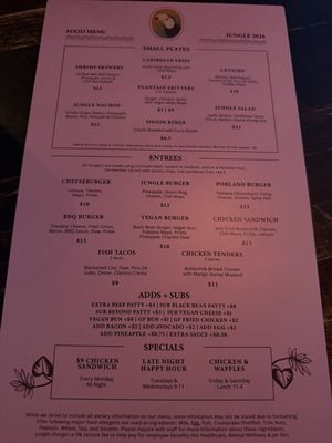 Menu photo 1 Jungle Boulder, CO