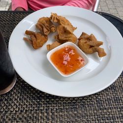 Imbiss Asia Food - Fried wontons with shrimp