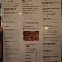 Burrow Cafe - Menu