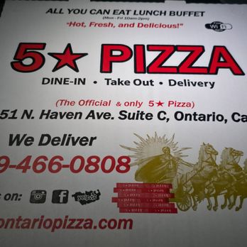 5 Star Pizza - Pizza Near Me - Ontario, California