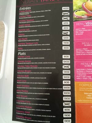 Menu photo 2 Tandoor & Wok Lyon, 69 Menu photo 2 Tandoor & Wok Lyon, 69
