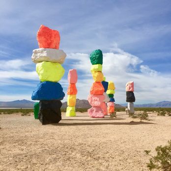 Seven Magic Mountains - Public Art Near Me - Las Vegas, Nevada