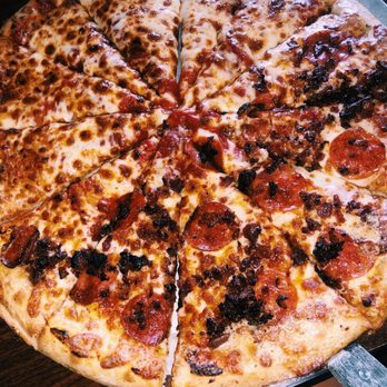 Lost Pizza Company - Brandon - Half pizza and bacon, half cheese - Pizza Near Me - Brandon, Mississippi Lost Pizza Company - Brandon - Half pizza and bacon, half cheese - Pizza Near Me - Brandon, Mississippi