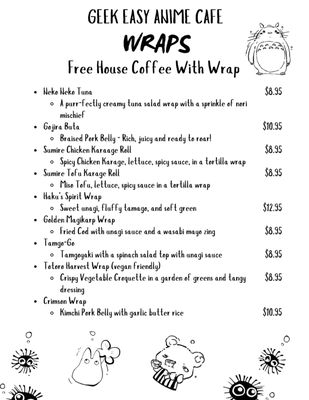 Menu photo 1 GeekEasy Anime Cafe Portland, OR Menu photo 1 GeekEasy Anime Cafe Portland, OR