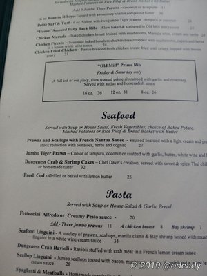 Menu photo 2 Old Mill Cafe Carlsborg, WA Menu photo 2 Old Mill Cafe Carlsborg, WA
