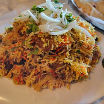 Three Leaf Nepalese Indian Cuisine - Goat biryani - Indian Near Me - Houston, Texas Three Leaf Nepalese Indian Cuisine - Goat biryani - Indian Near Me - Houston, Texas