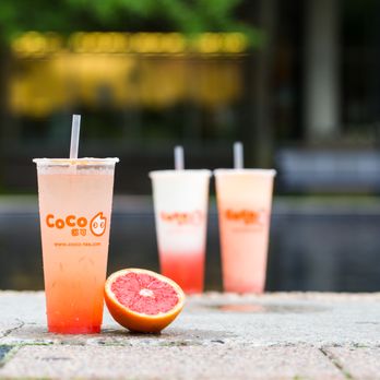 CoCo - a grapefruit drink and a grapefruit slice - Bubble Tea Near Me - Oshawa, Ontario CoCo - a grapefruit drink and a grapefruit slice - Bubble Tea Near Me - Oshawa, Ontario