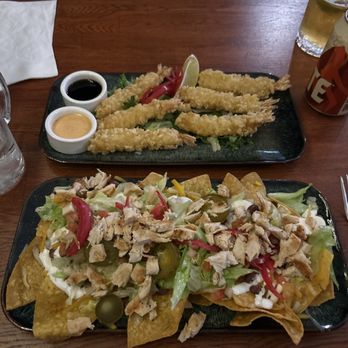 Bono Restaurant And Catering - Nachos with chicken and shrimp tempura - Latin American Near Me - Boston, Massachusetts